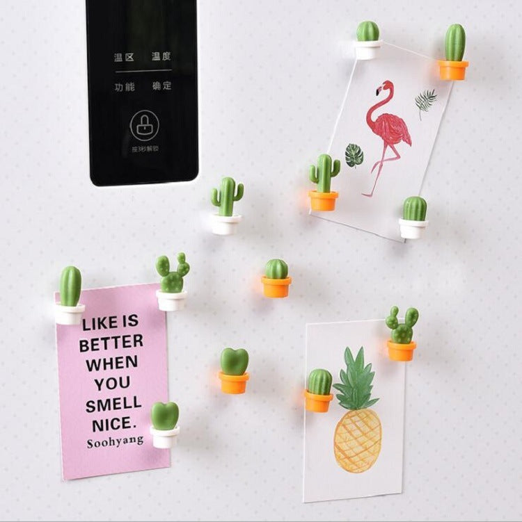 Cactus Refrigerator Magnets - A Touch of Green for Your RV or Home