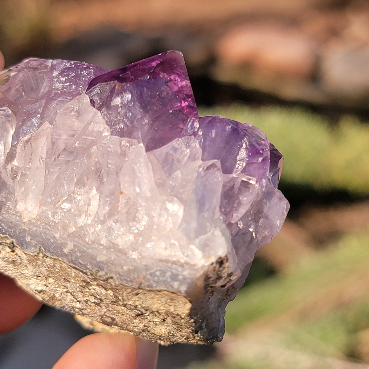 Amethyst Crystal Rock Specimen | Purple Quartz | 70.54 grams