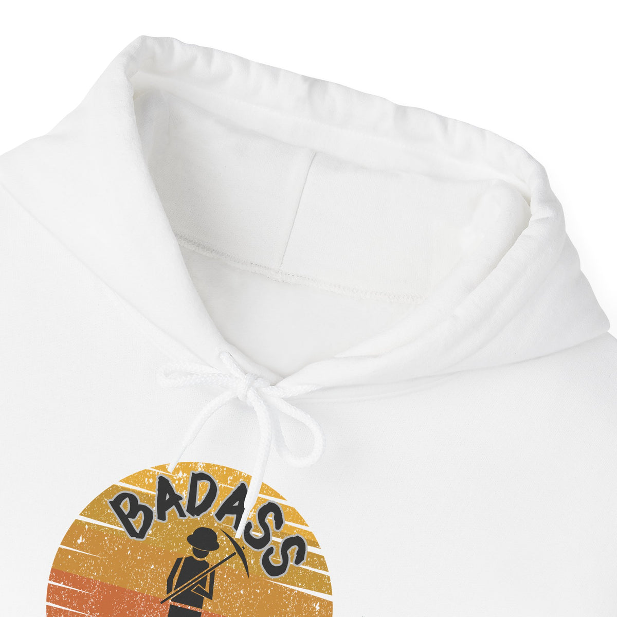 Badass Miner Rock Hammer Sunset Hoodie Unisex Hooded Sweatshirt