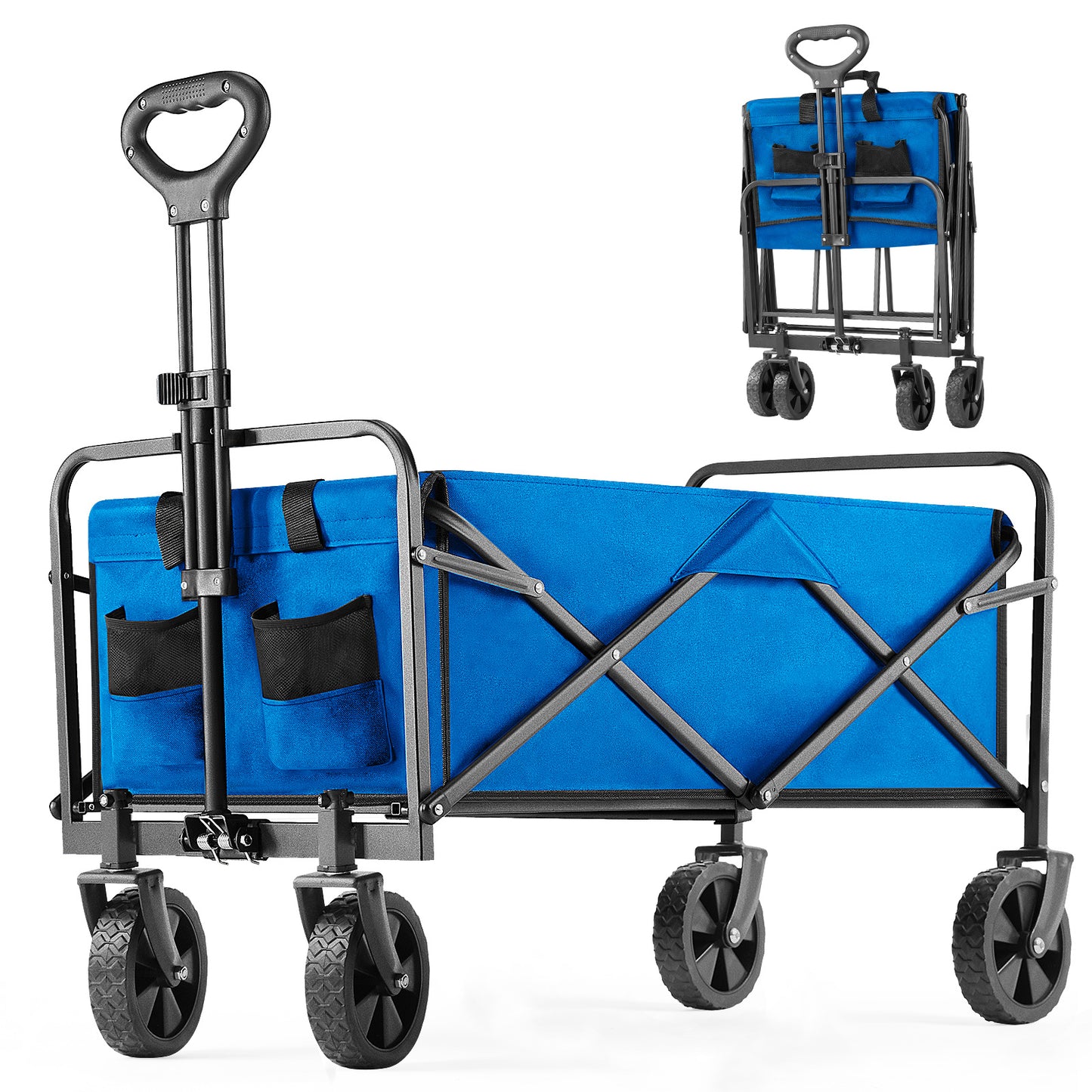 Foldable Wagon For Camping And Shopping, Great for Rock Shows!