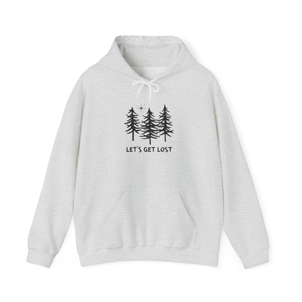 Let's Get Lost Unisex Hoodie Adventure Sweatshirt for Nature Lovers Rockhounds