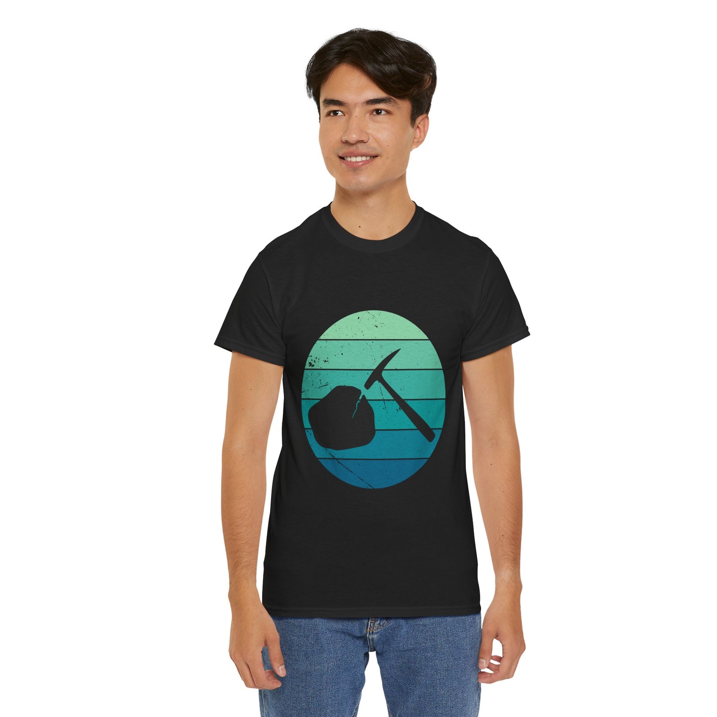 Vintage Style Mining Adventure Unisex Heavy Cotton Tee | Rockhounding T-Shirt | Gift for Geologist