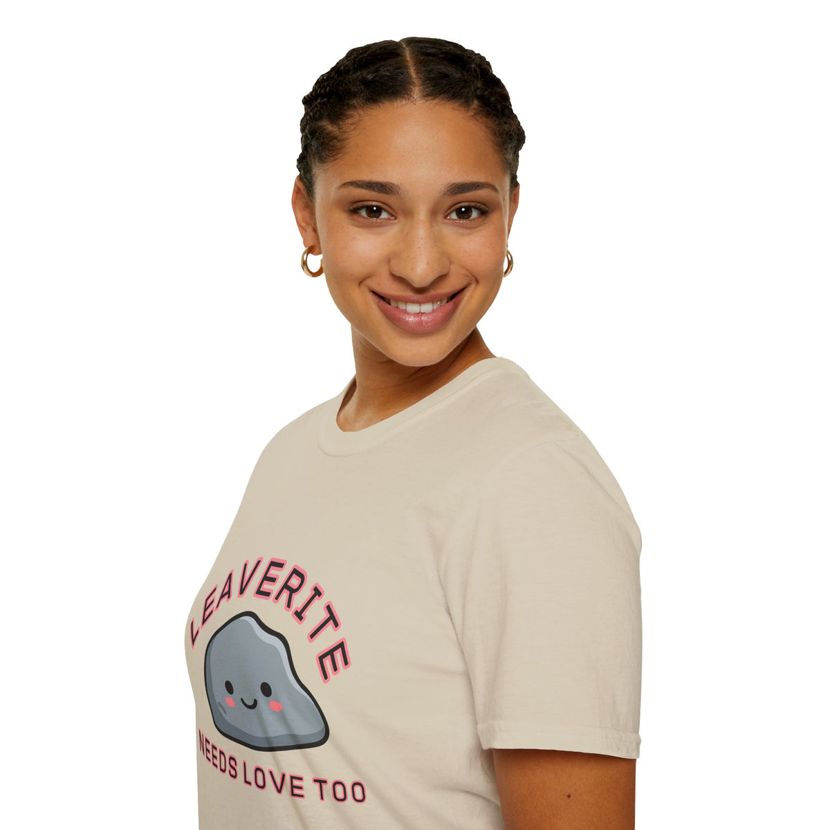 Leaverite Needs Love Too T-Shirt Funny Rockhound Kawaii Rock Geology Tee
