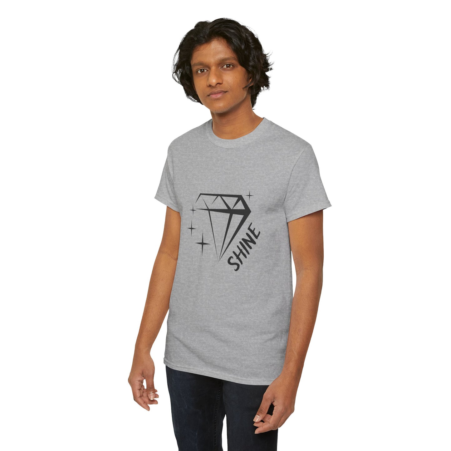 Shine Bright Rockhound T-Shirt Funny Geology Shirt Positive Vibes Crystal Gift