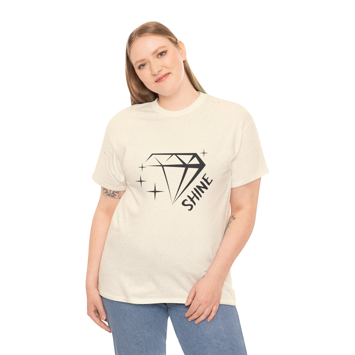 Shine Bright Rockhound T-Shirt Funny Geology Shirt Positive Vibes Crystal Gift