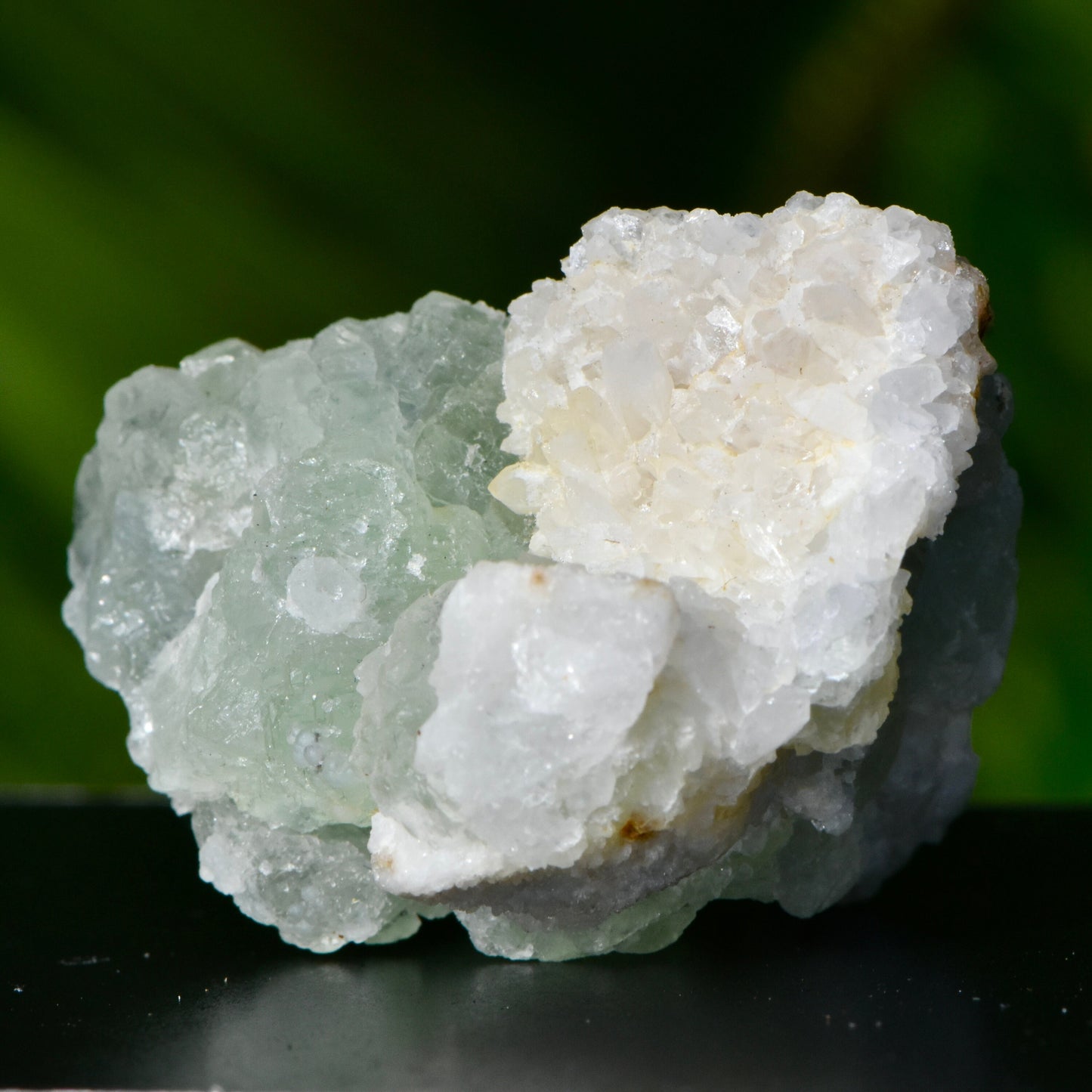 Green Fluorite Rock Specimen | Translucent Crystal with Quartz | 3 Clowns Pocket, Oatman, Arizona | Fluorescent Mineral | 37.6g