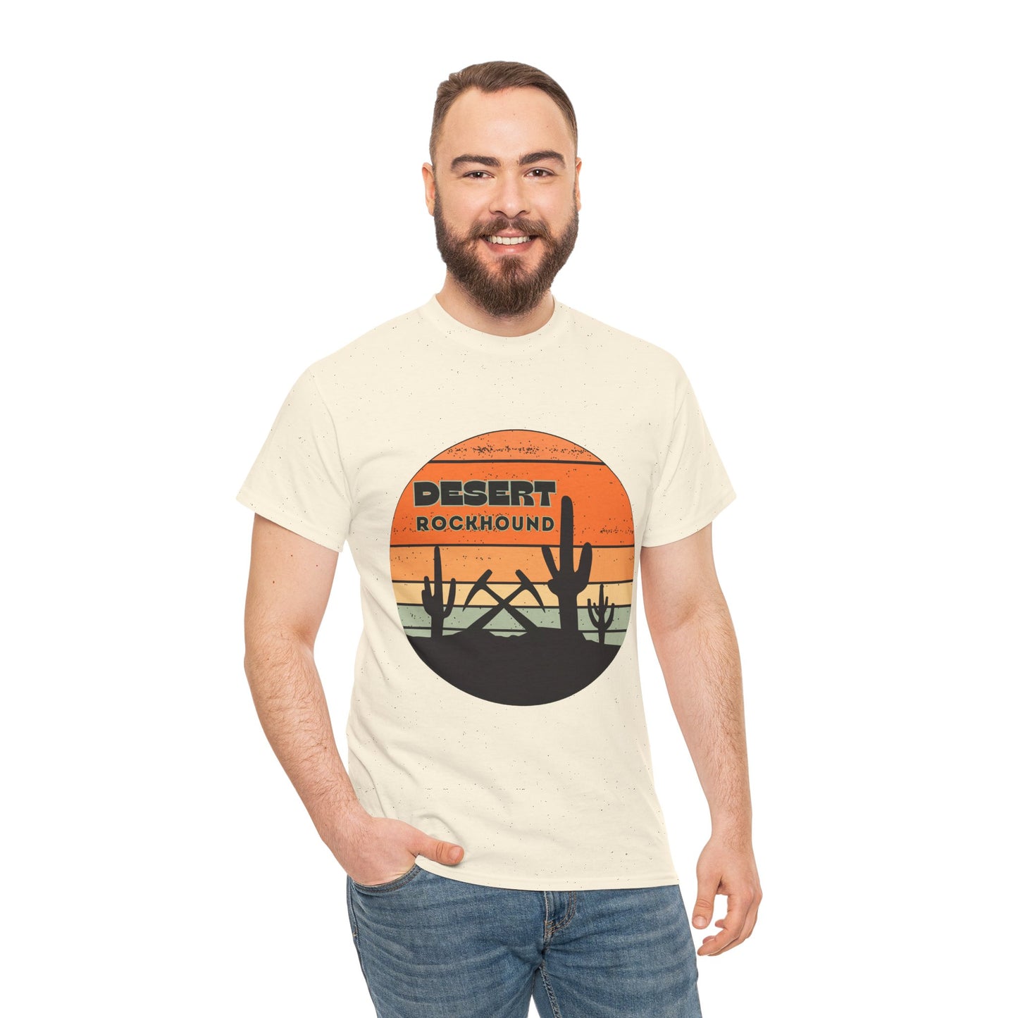 Desert Rockhound Unisex Heavy Cotton Tee Rock Collector and Nature Lover Gift