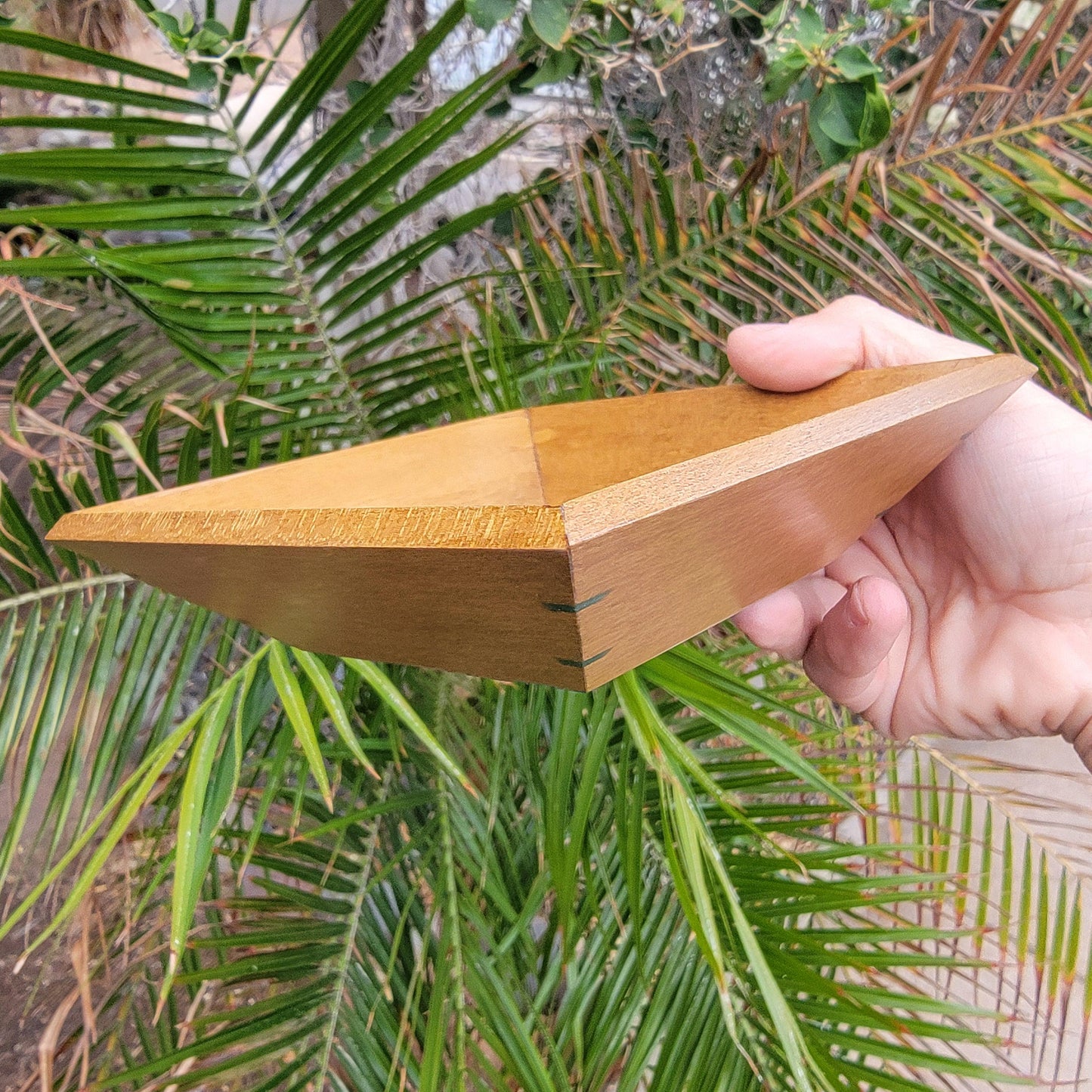 Handmade Wooden & Resin Decorative Dish – Unique Home Decor, Jewelry Holder, Catch-All Tray