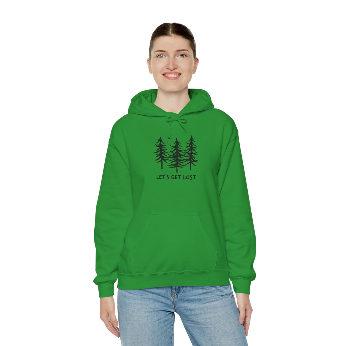 Let's Get Lost Unisex Hoodie Adventure Sweatshirt for Nature Lovers Rockhounds