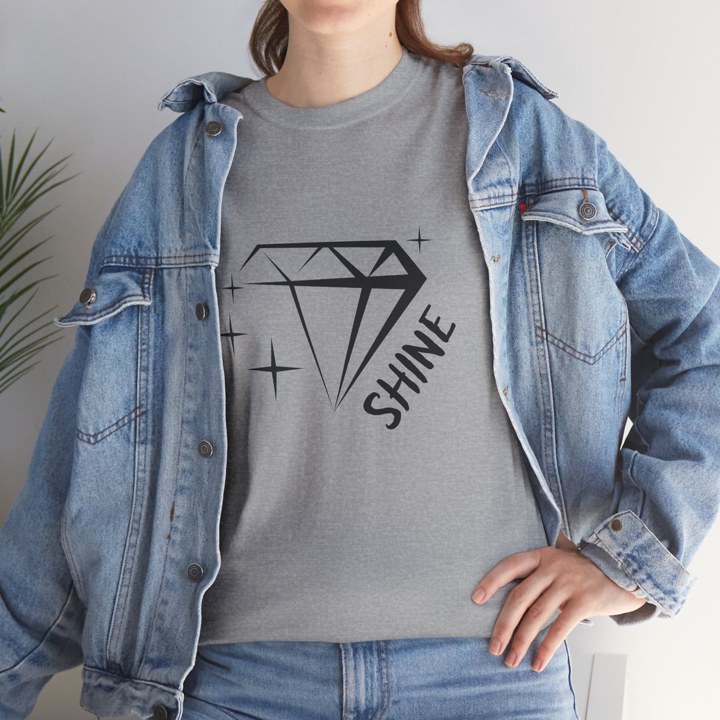 Shine Bright Rockhound T-Shirt Funny Geology Shirt Positive Vibes Crystal Gift