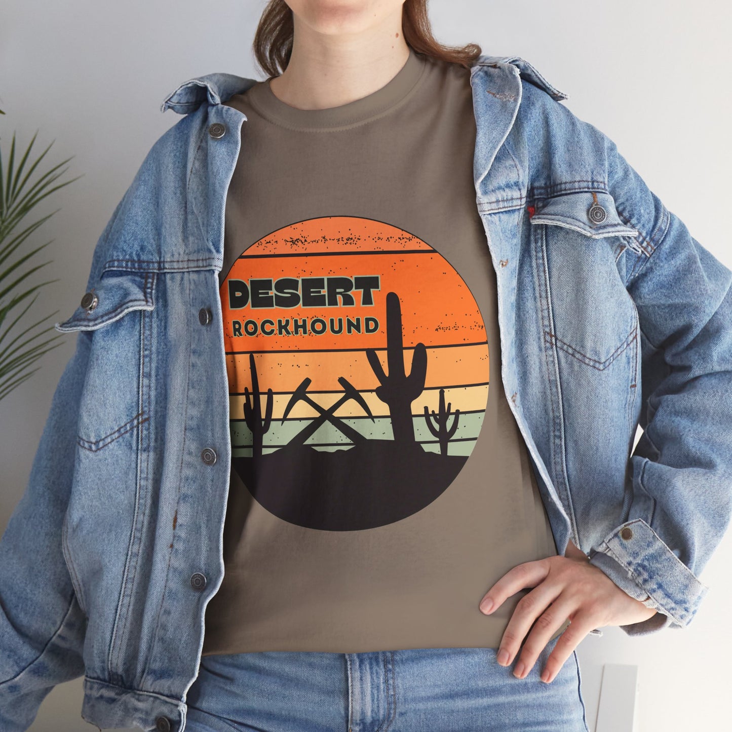 Desert Rockhound Unisex Heavy Cotton Tee Rock Collector and Nature Lover Gift