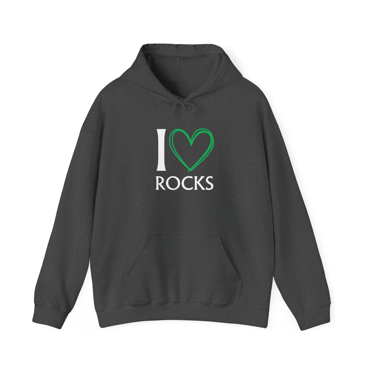 I Love Rocks Hoodie Rockhound, Geology & Rock Collector Hooded Sweatshirt