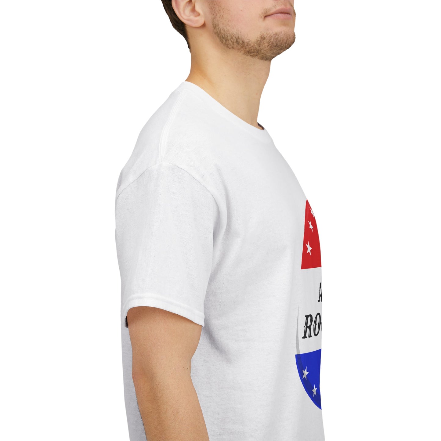 American Rockhound Tee, Patriotic Rock Collector Shirt, Red White Blue Geology Gift