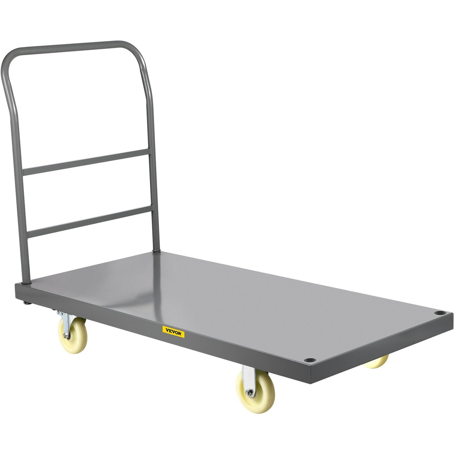 VEVOR Platform Truck 2000 lbs Capacity | Heavy-Duty Flatbed Cart for Rock Shows and Hauling Stone