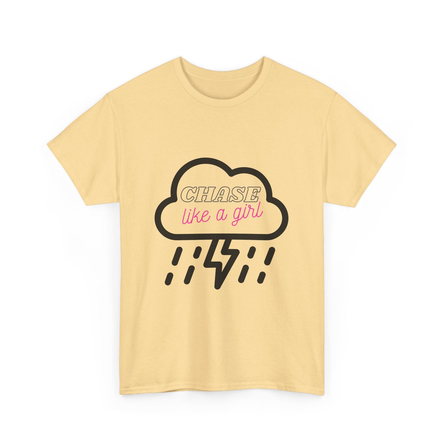 Female Storm Chaser Tee, Lightning Weather Lover Shirt, Thunderstorm Chase Gift, Cloud Graphic Top