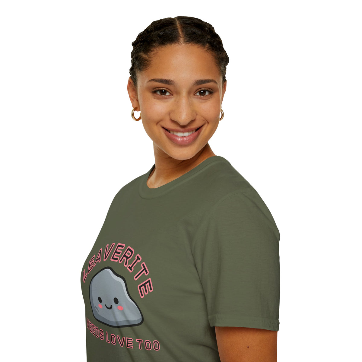 Leaverite Needs Love Too T-Shirt Funny Rockhound Kawaii Rock Geology Tee