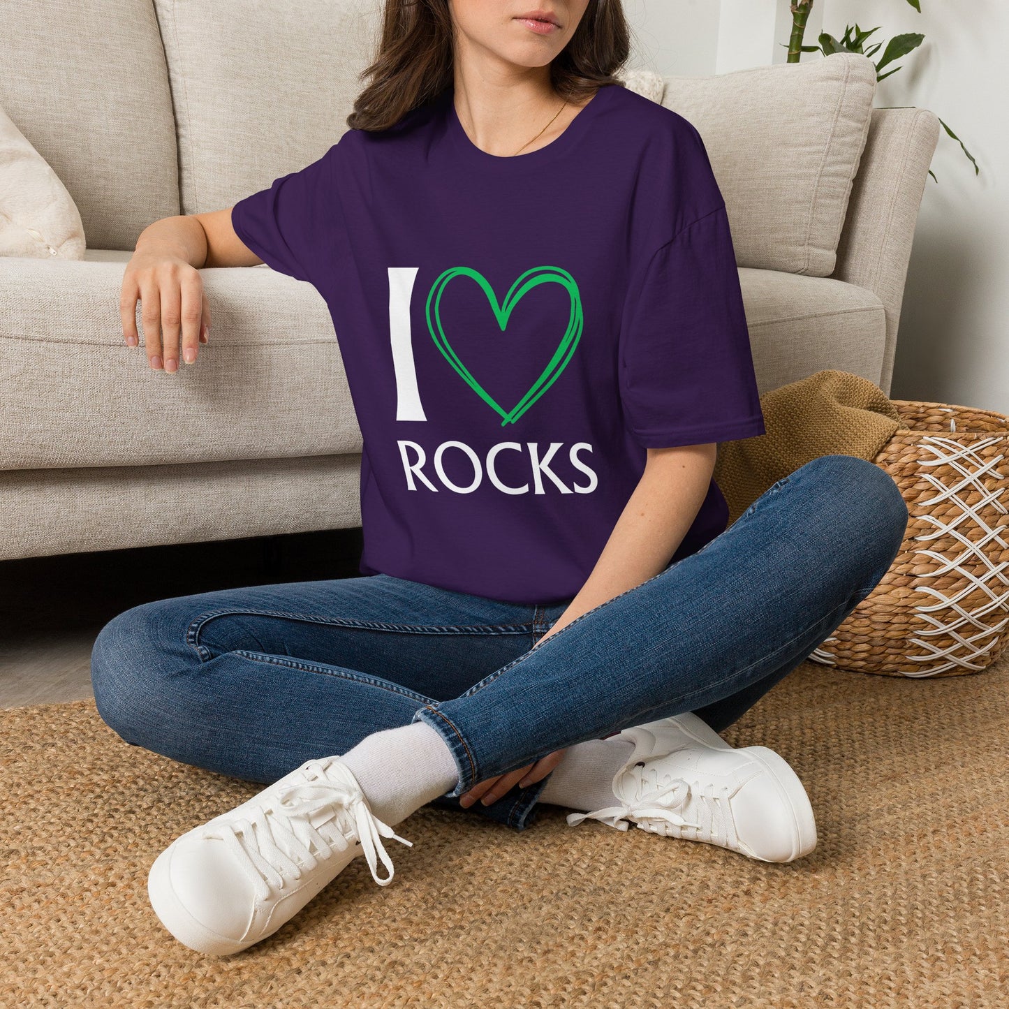 I Love Rocks T-Shirt Rockhound, Geology & Rock Collector Shirt
