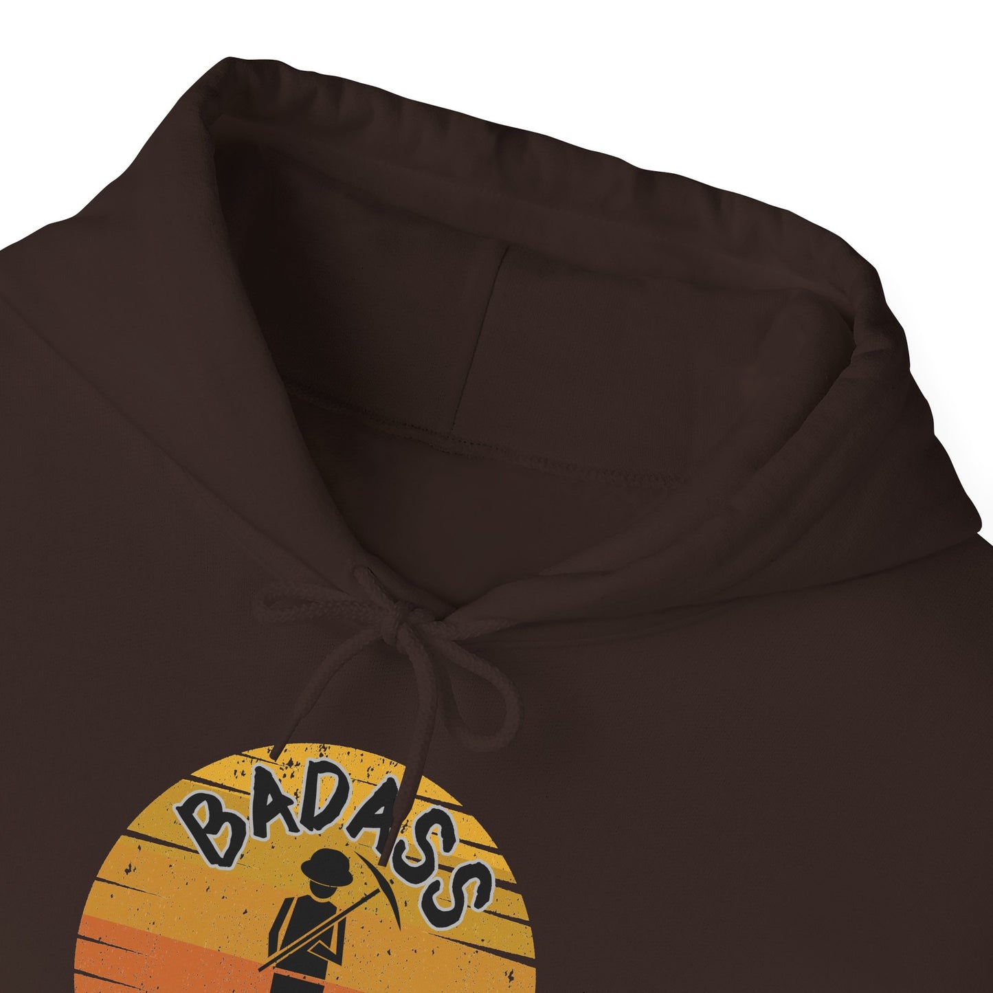 Badass Miner Rock Hammer Sunset Hoodie Unisex Hooded Sweatshirt