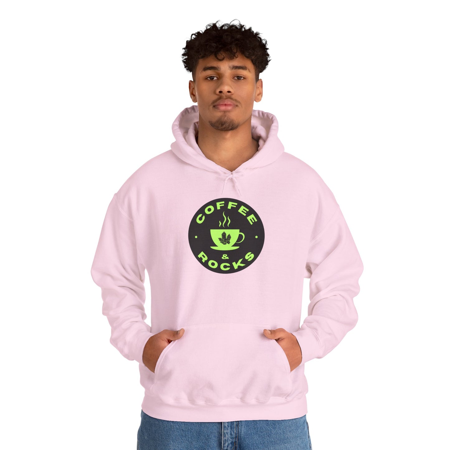 Coffee & Rocks Hoodie Cozy Geology Unisex Hooded Sweatshirt