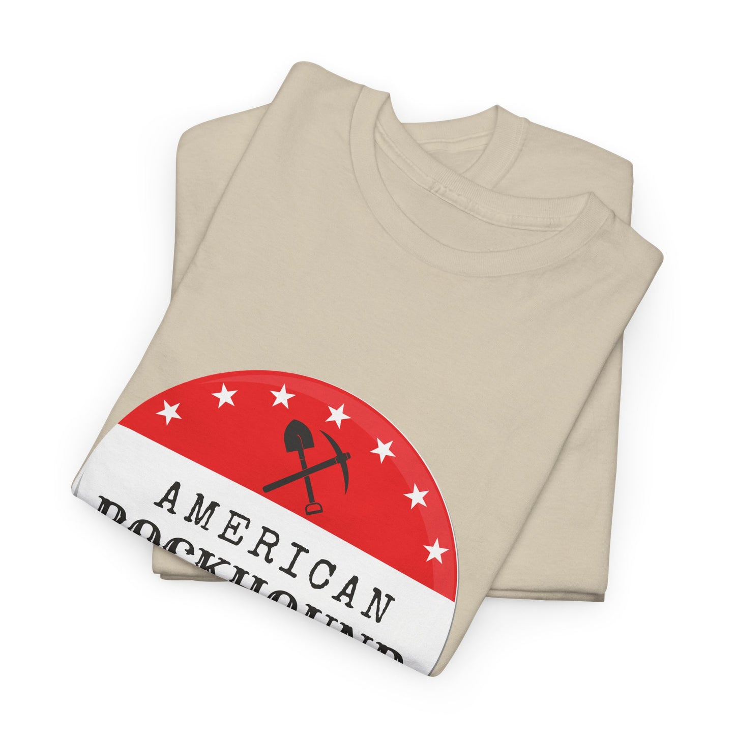 American Rockhound Tee, Patriotic Rock Collector Shirt, Red White Blue Geology Gift