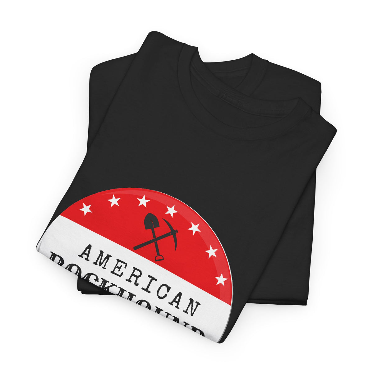 American Rockhound Tee, Patriotic Rock Collector Shirt, Red White Blue Geology Gift