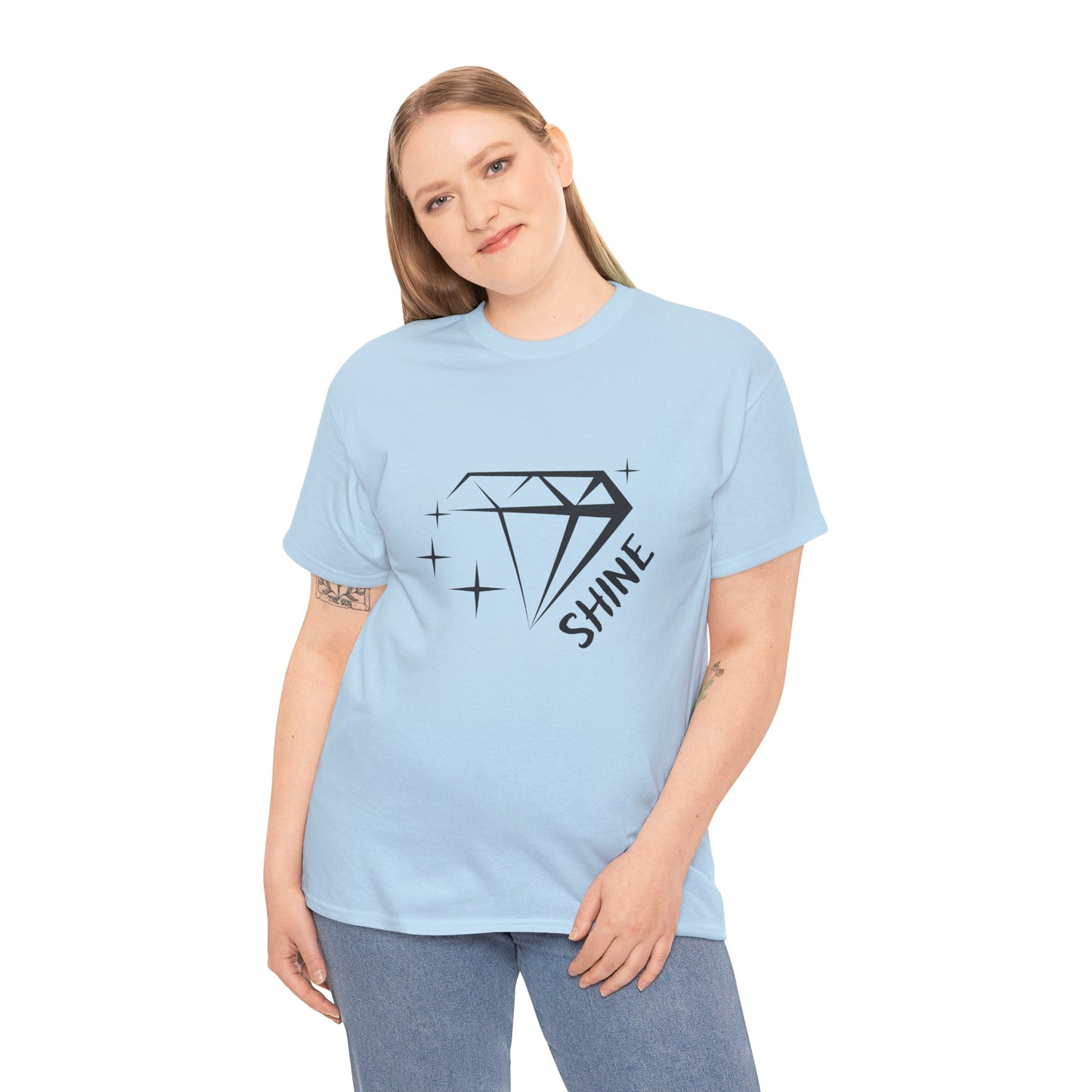 Shine Bright Rockhound T-Shirt Funny Geology Shirt Positive Vibes Crystal Gift
