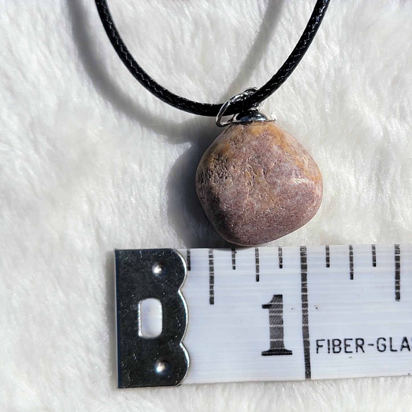 Natural River Rock Stone Pendant Necklace | Nature Themed Jewelry | Rockhound Gift