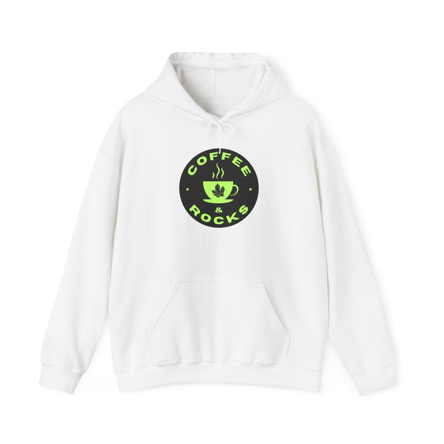 Coffee & Rocks Unisex Hoodie - Cozy Hooded Sweatshirt for Coffee and Geology Lovers