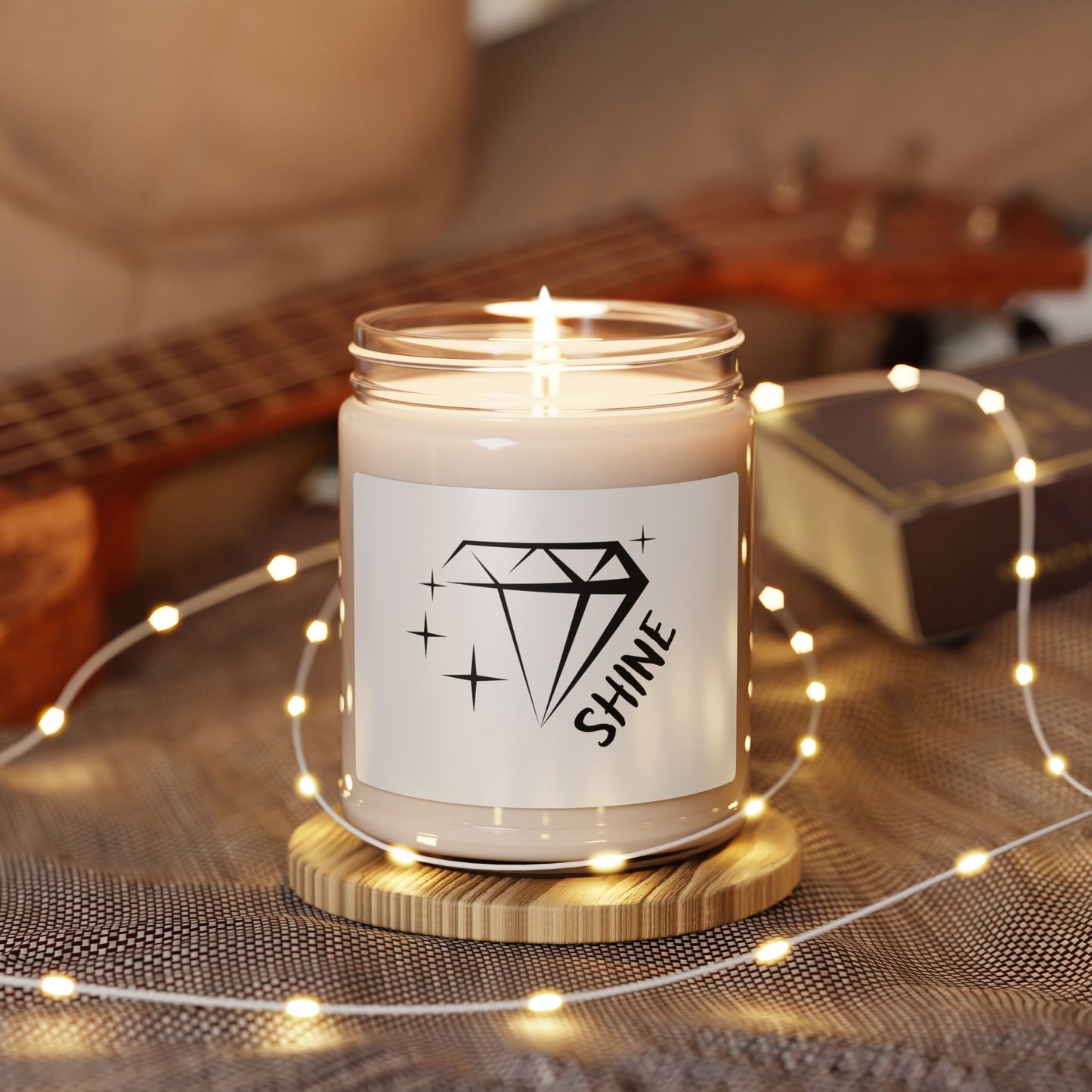 Shine Like a Diamond Scented Soy Candle, 9oz - Aromatherapy Candle, Gift for Her, Home Decor, Relaxation Essential, Birthday or Celebration