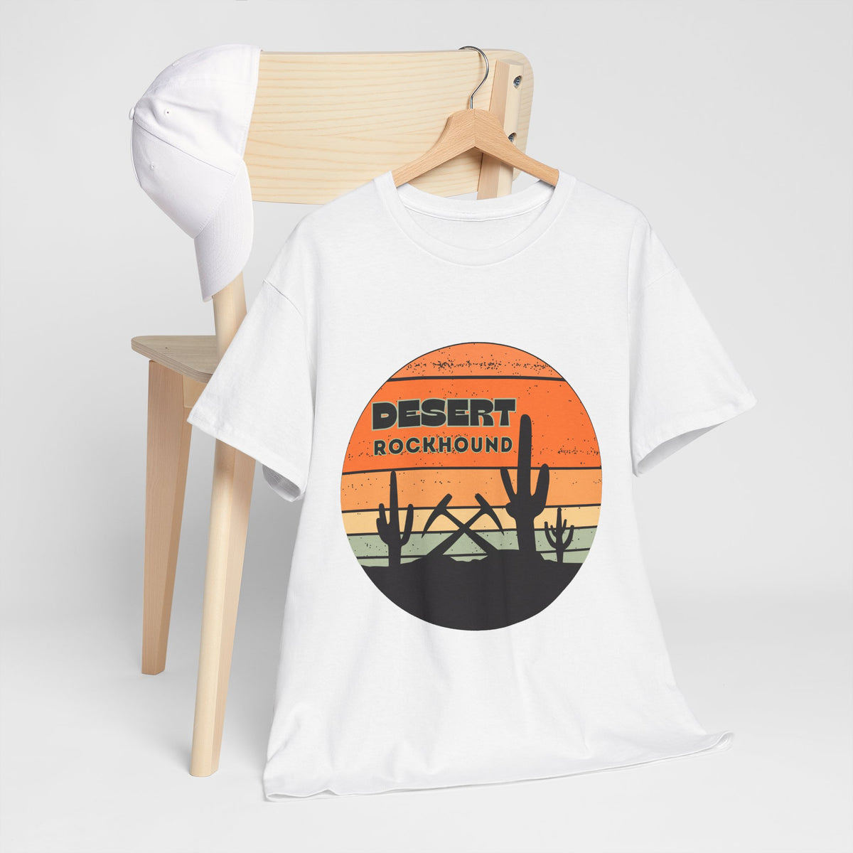 Desert Rockhound Unisex Heavy Cotton Tee Rock Collector and Nature Lover Gift