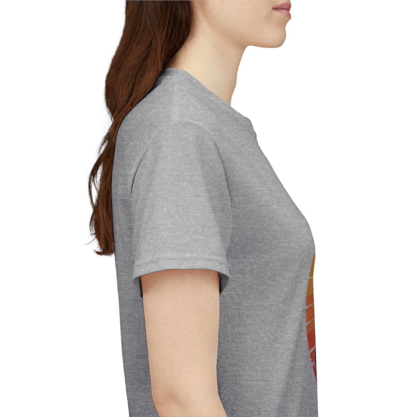Badass Miner Rock Hammer Sunset Unisex Cotton Tee