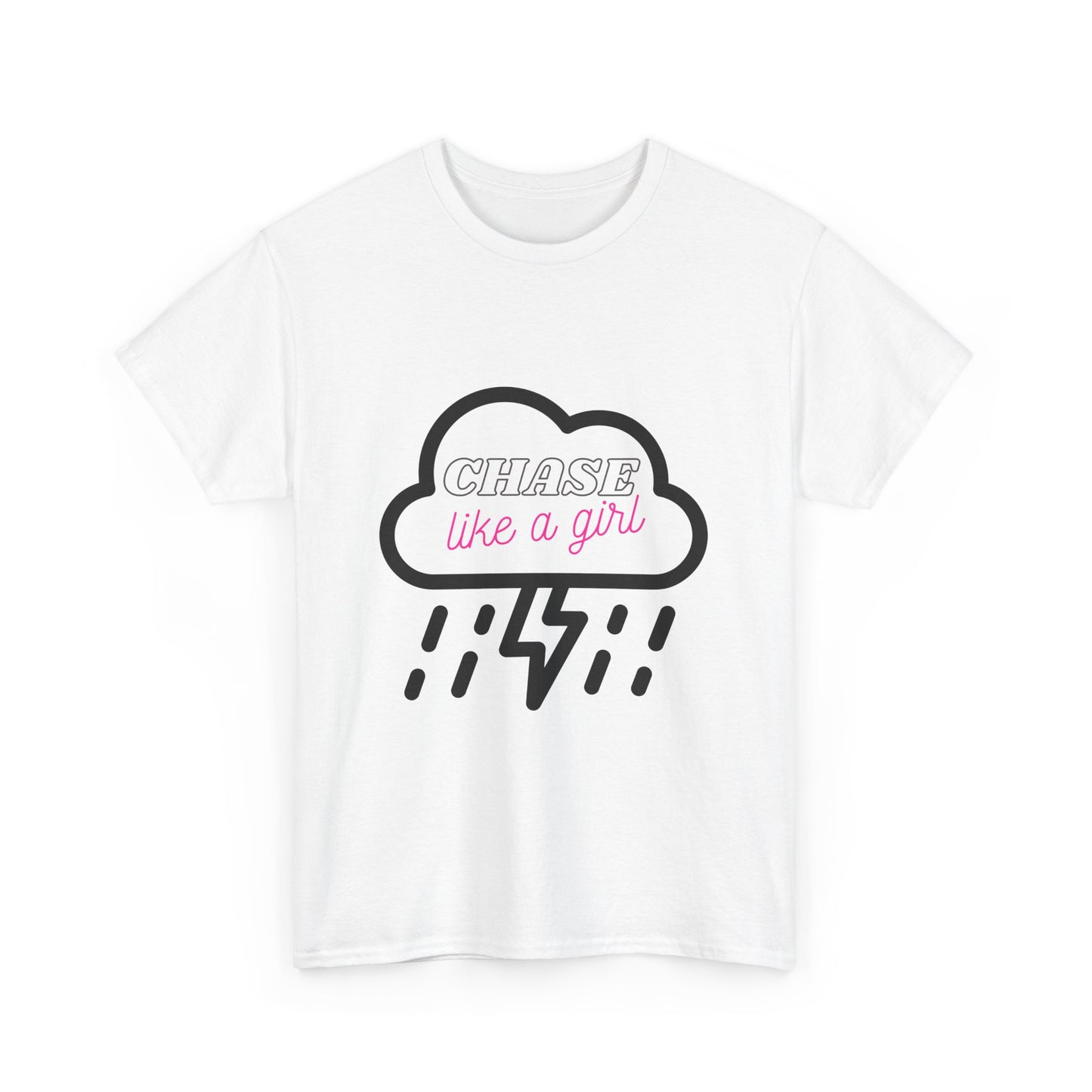 Female Storm Chaser Tee, Lightning Weather Lover Shirt, Thunderstorm Chase Gift, Cloud Graphic Top