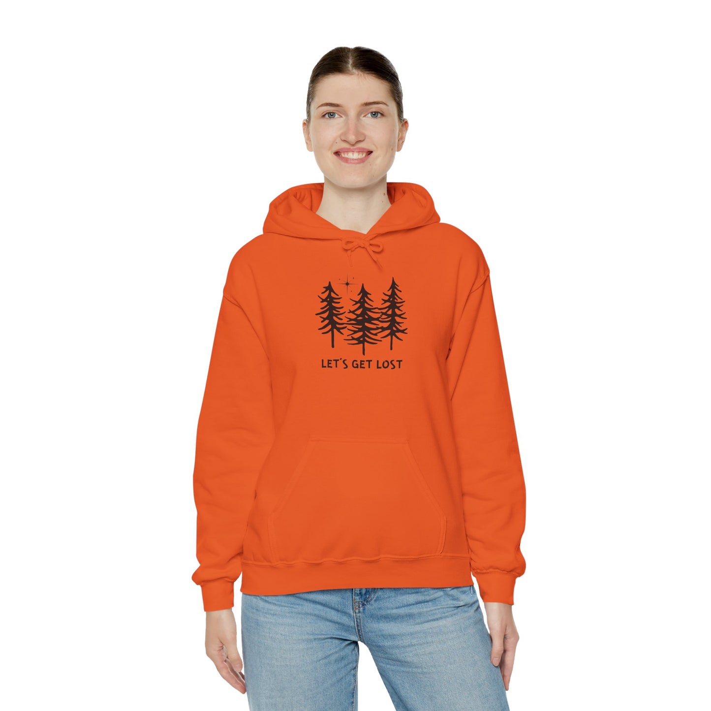 Let's Get Lost Unisex Hoodie Adventure Sweatshirt for Nature Lovers Rockhounds