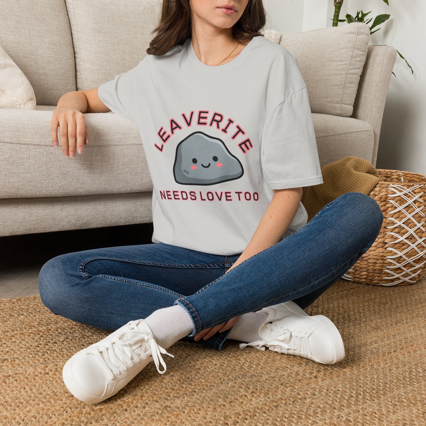 Leaverite Needs Love Too T-Shirt Funny Rockhound Kawaii Rock Geology Tee