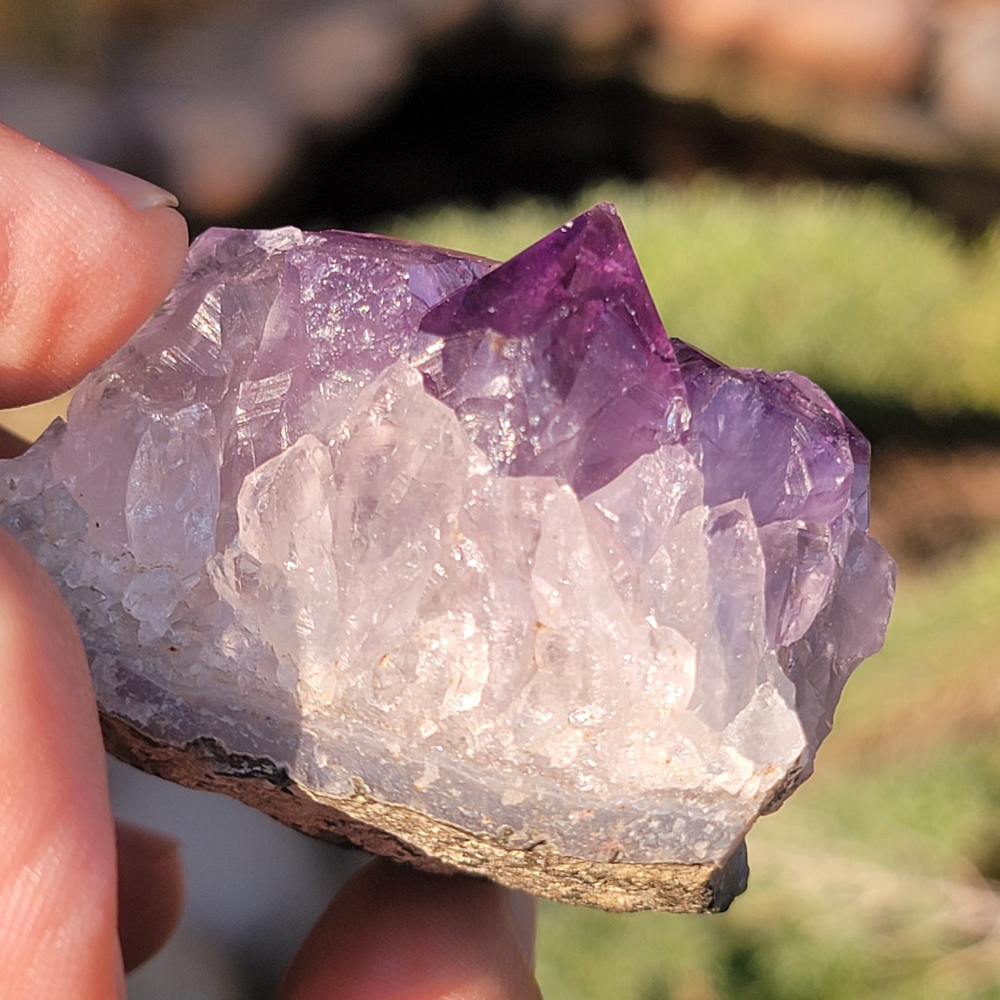 Amethyst Crystal Rock Specimen | Purple Quartz | 70.54 grams