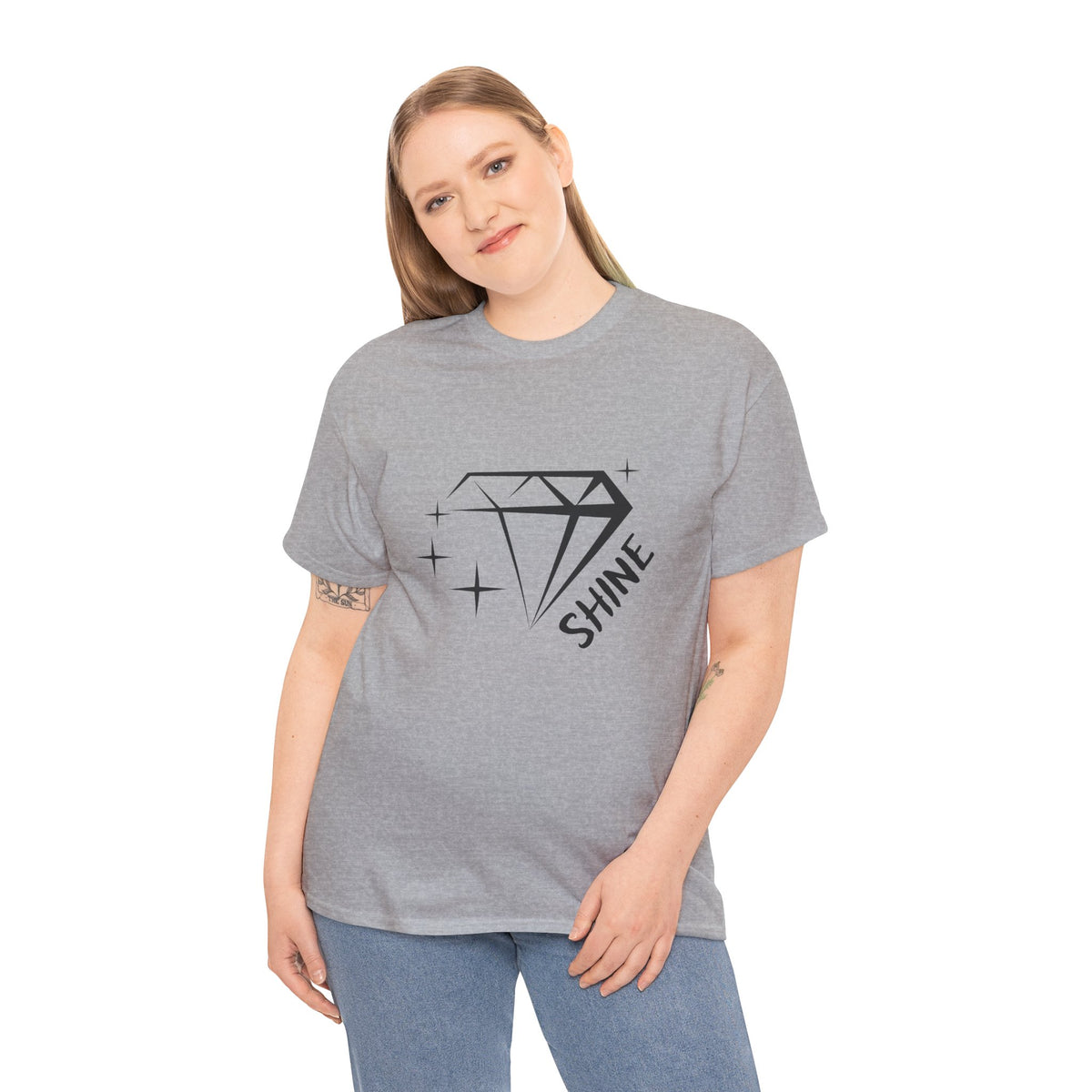 Shine Bright Rockhound T-Shirt Funny Geology Shirt Positive Vibes Crystal Gift