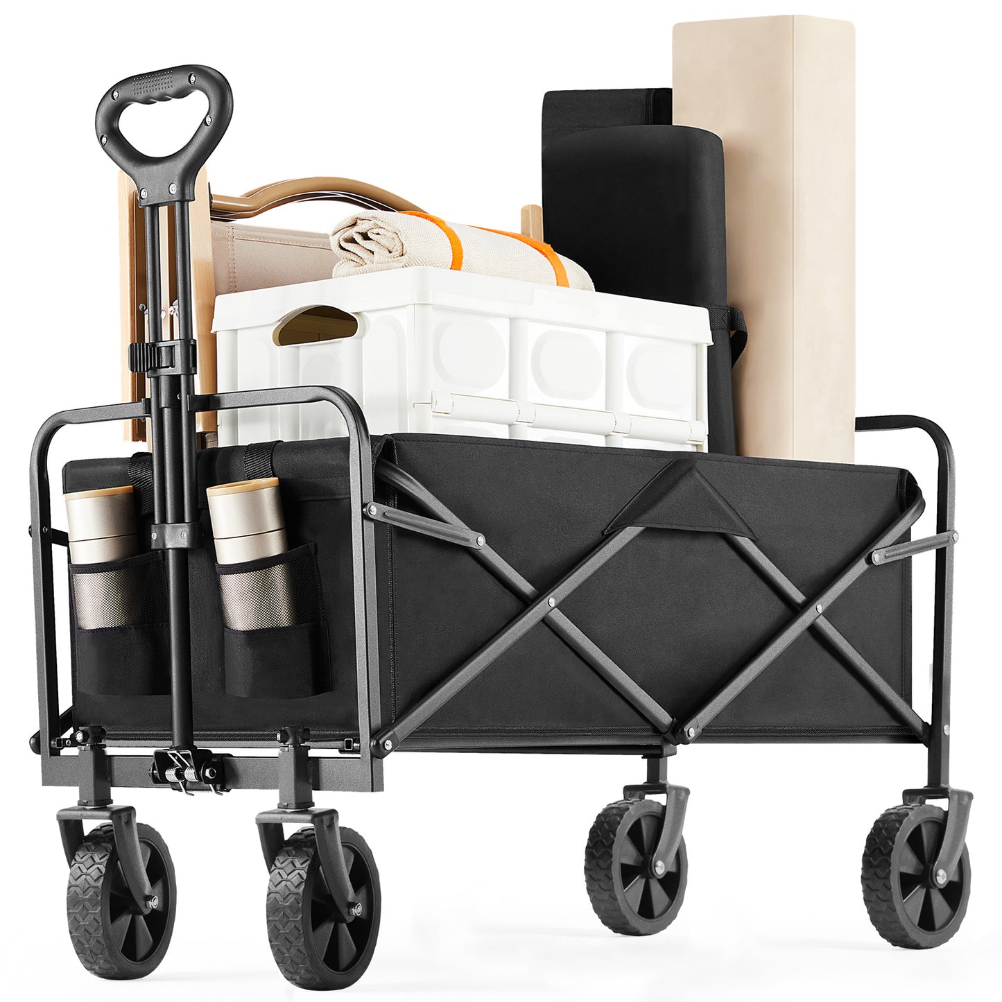Foldable Wagon For Camping And Shopping, Great for Rock Shows!
