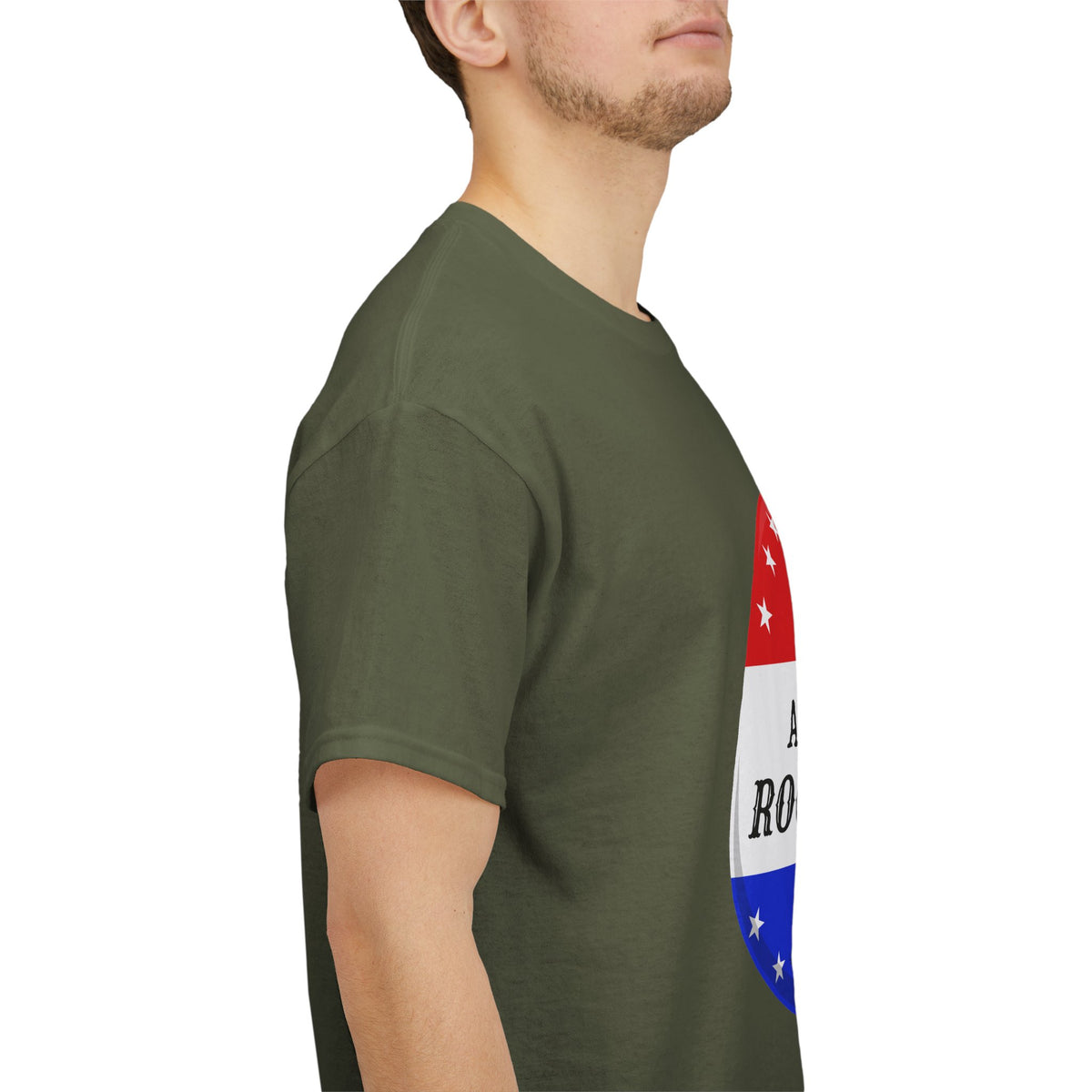 American Rockhound Tee, Patriotic Rock Collector Shirt, Red White Blue Geology Gift