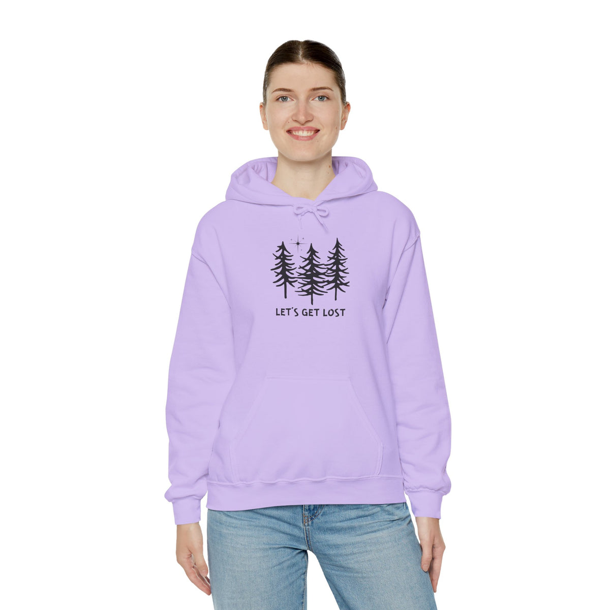 Let's Get Lost Unisex Hoodie Adventure Sweatshirt for Nature Lovers Rockhounds
