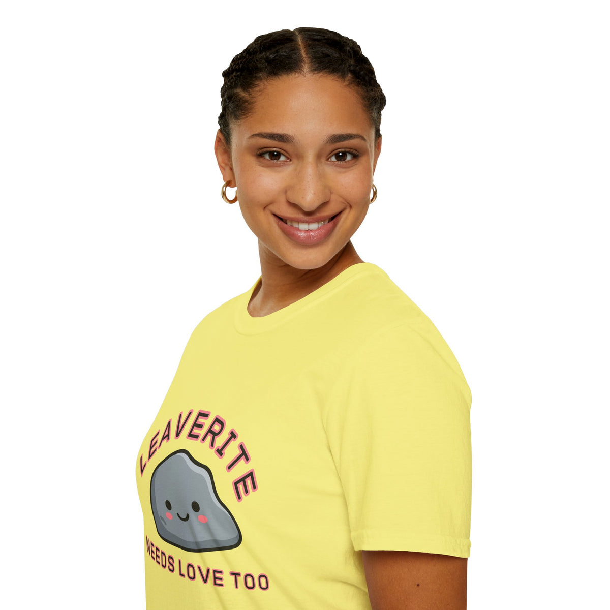 Leaverite Needs Love Too T-Shirt Funny Rockhound Kawaii Rock Geology Tee