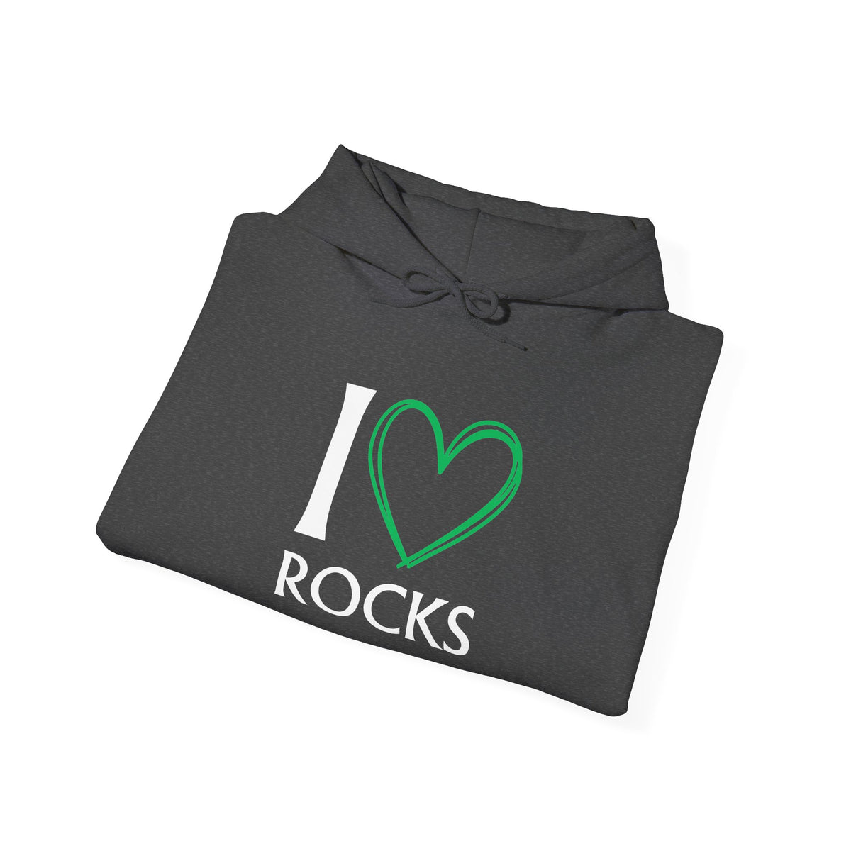I Love Rocks Hoodie Rockhound, Geology & Rock Collector Hooded Sweatshirt
