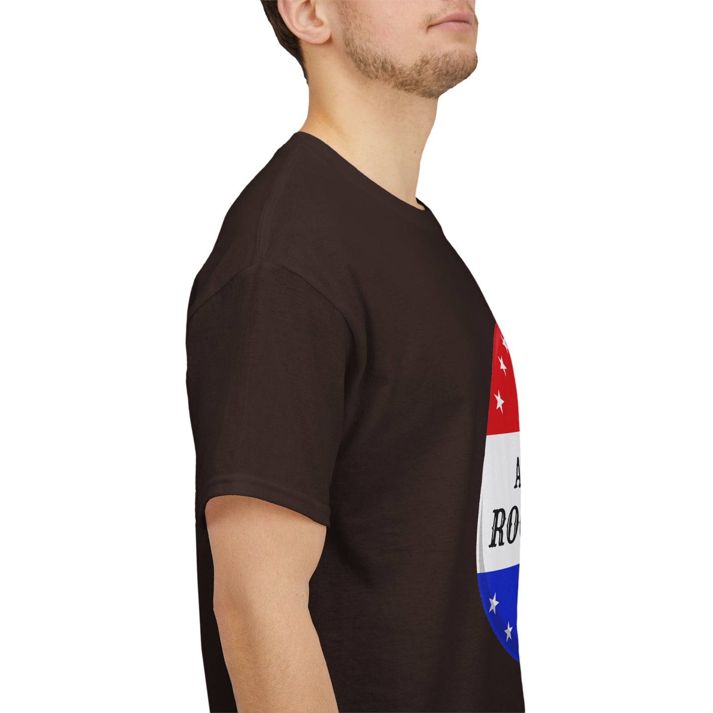 American Rockhound Tee, Patriotic Rock Collector Shirt, Red White Blue Geology Gift