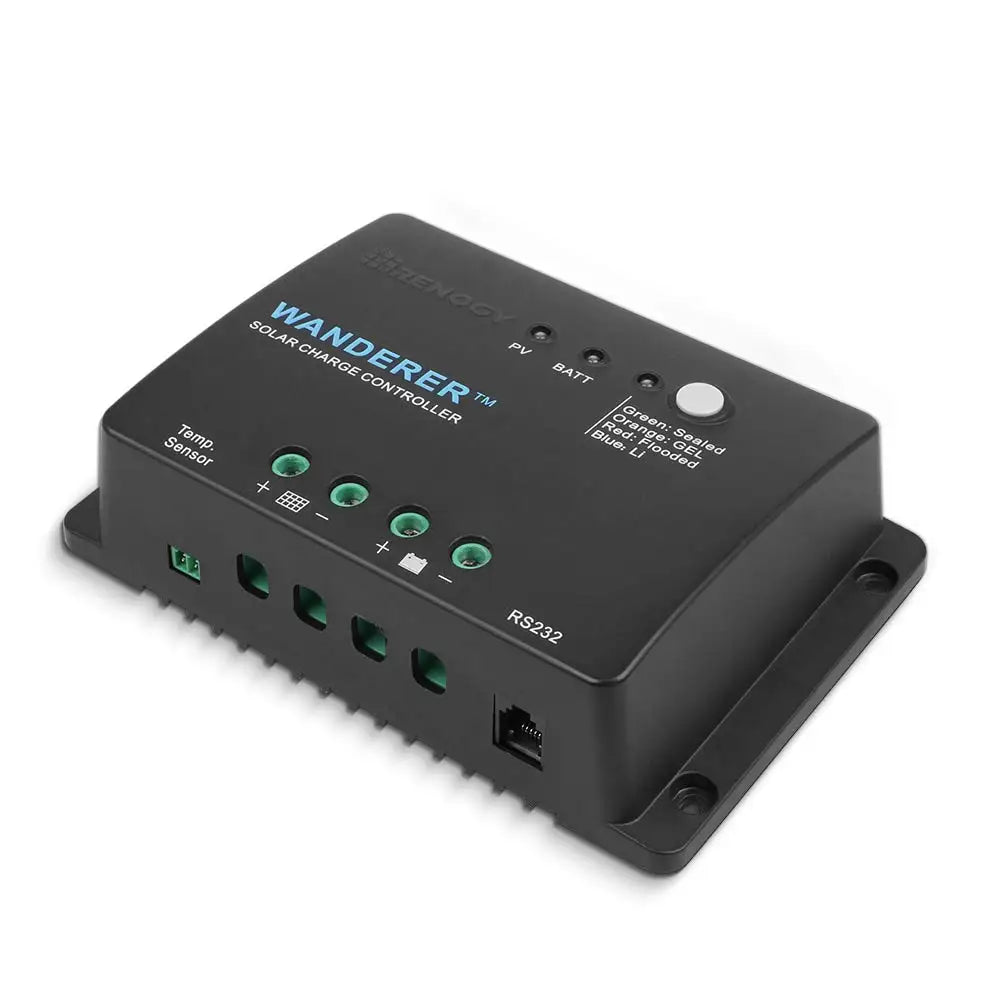 Renogy Wanderer Li 30A 12V PWM Solar Charge Controller Solar Panel Regulator