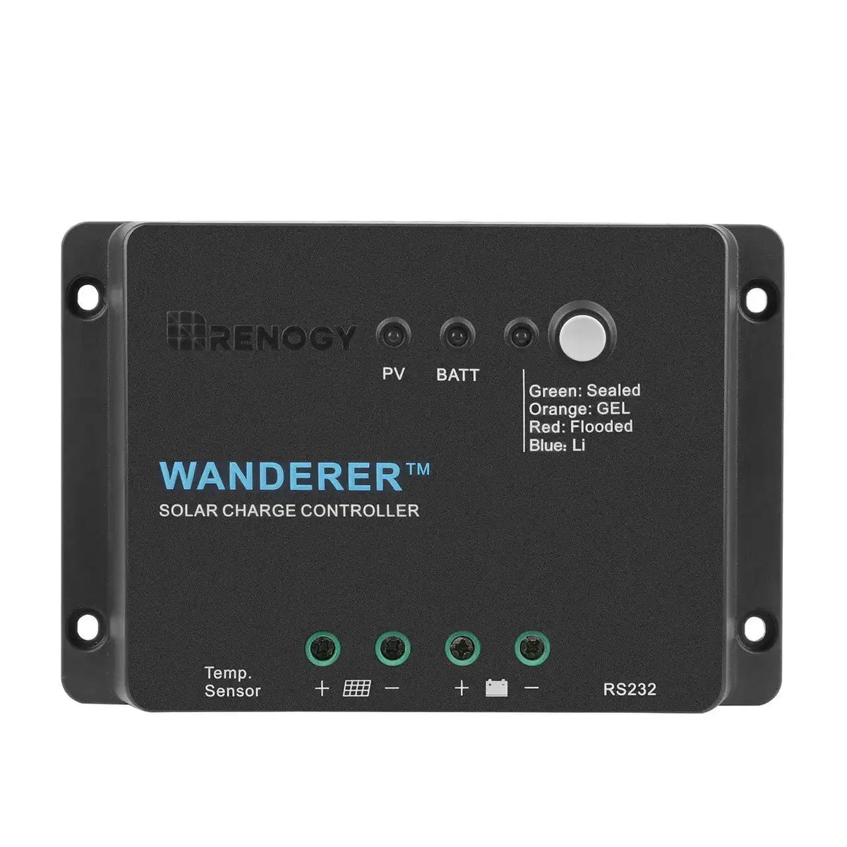 Renogy Wanderer Li 30A 12V PWM Solar Charge Controller Solar Panel Regulator