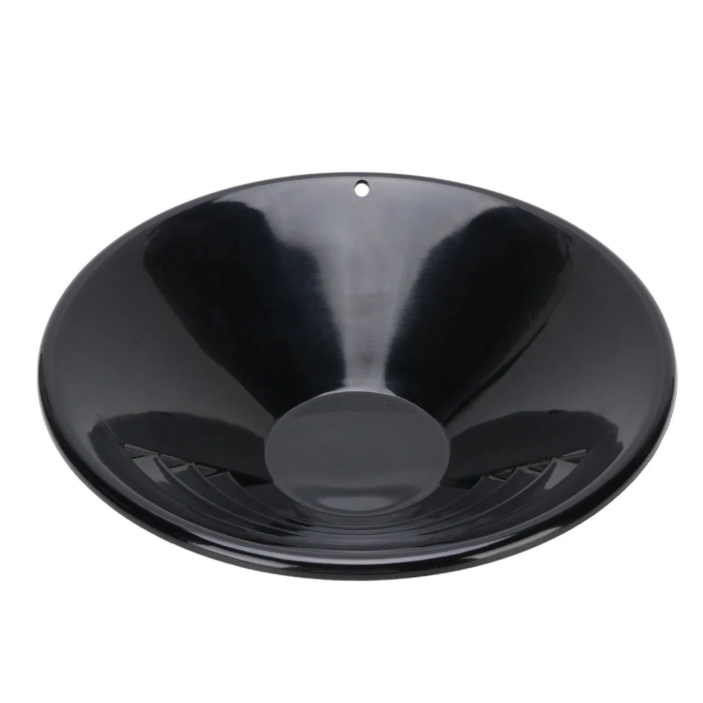 10 Inch Gold Pan 10 Inch Gold Pan Black Round ABS Sturdy Lightweight Gold Panning Pan for Prospecting Gold Pan Gold Panning Pan