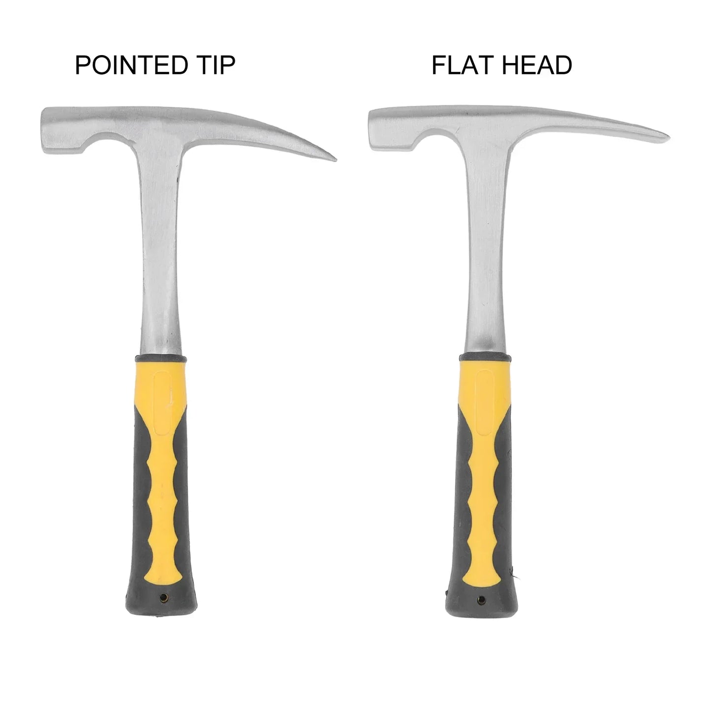 Geological Hammer High Carbon Steel Rock Pick Hammer with Arc for Survey Mine Exploration Geological Prospecting Hammer