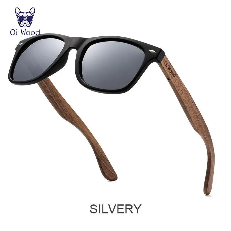 Oi Wood Brand Natural Wooden Sunglasses Men Women Polarized Fashion Sun Glasses Original Wood