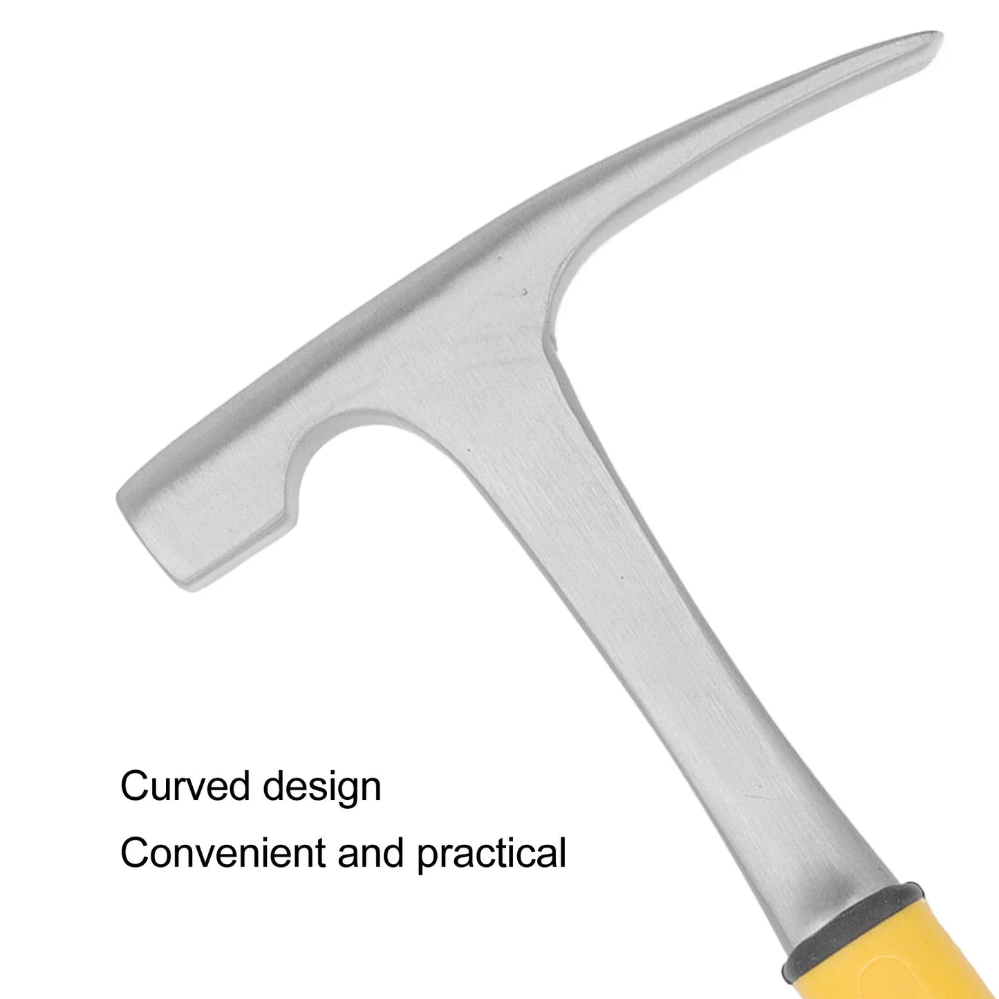 Geological Hammer High Carbon Steel Rock Pick Hammer with Arc for Survey Mine Exploration Geological Prospecting Hammer