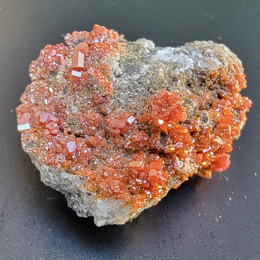 Arizona Vanadinite Rock | Red Crystals | La Paz County | Arizona | Raw Stone | 6.35g