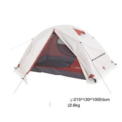 All-Season Double Layer Camping Tent Storm-proof Outdoor Wilderness Camping Hiking Travel Portable Four-season Dome Tent
